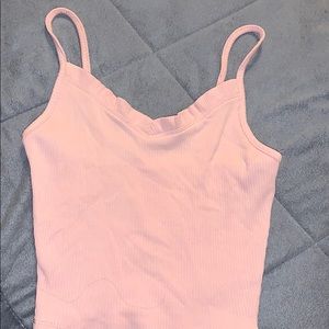Pink crop top